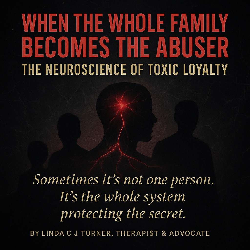 By Linda C J Turner, Therapist & Advocate — Linda C J Turner Trauma Therapist | Neuroscience & Emotional Intelligence Practitioner | Advocate for Women’s Empowerment ©Linda C J Turner © 2025 Linda Carol Turner. Content protected by copyright. Reproduction or redistribution in any form requires prior written permission from the author. When quoting or referencing, please cite: Linda Carol Turner, Psychology & Neuroscience Insights.