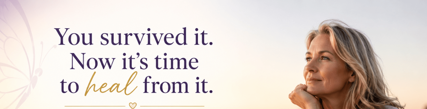 You survived it. Now it's time to heal from it. Trauma-informed therapy and neuroscience-based support for women ready to break unhealthy patterns, rebuild self-trust and create a calmer, more empowered life. [Book Your Free 15-Minute Consultation]