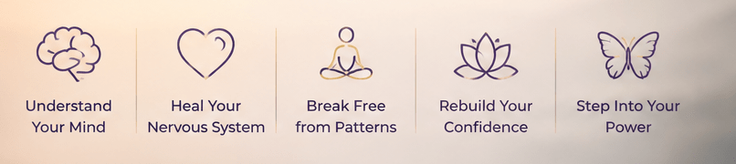 You survived it. Now it's time to heal from it. Trauma-informed therapy and neuroscience-based support for women ready to break unhealthy patterns, rebuild self-trust and create a calmer, more empowered life. [Book Your Free 15-Minute Consultation]